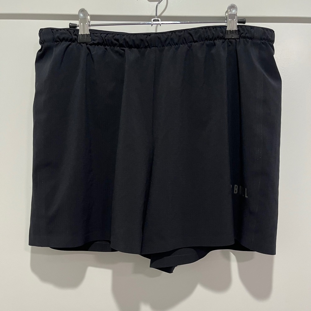NOBULL Mens Black Lightweight Lined Athletic Running Training Shorts Large